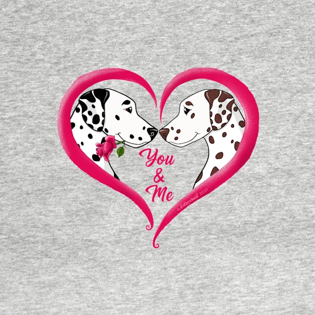 Dalmatian Be Mine by FLCupcake